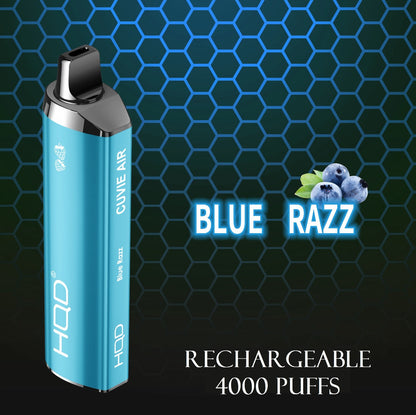 HQD Cuvie Air Nicotine 4000 Puff RECHARGEABLE Disposable Vape