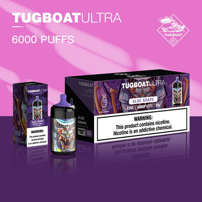 Tugboat Ultra 6000 Puffs Disposable Rechargeable Type-C