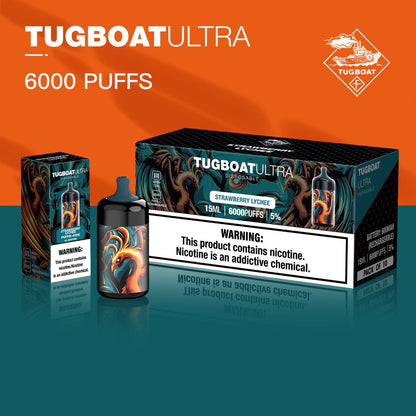 Tugboat Ultra 6000 Puffs Disposable Rechargeable Type-C